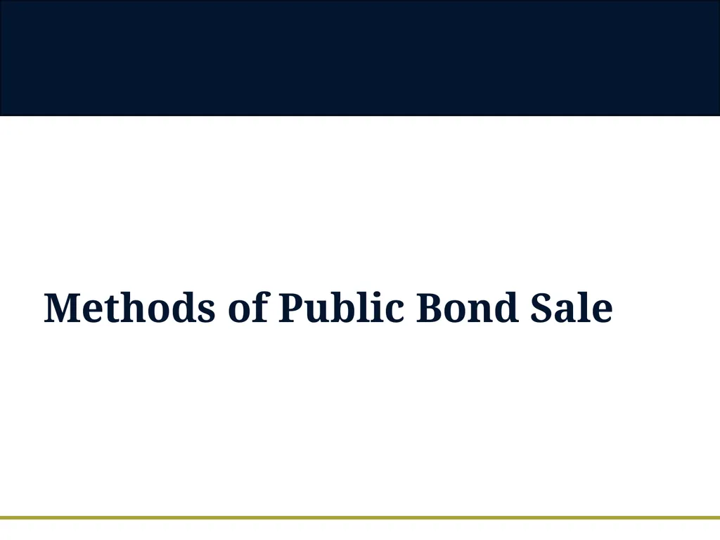 An Overview of Debt Financing for Florida Local - slide 35 of 62
