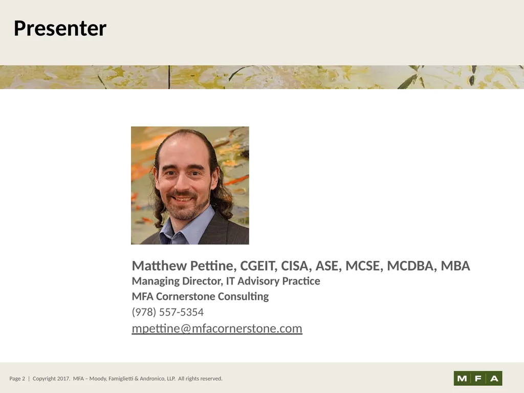 Best Practices for Data Security and Protecting - slide 2 of 31