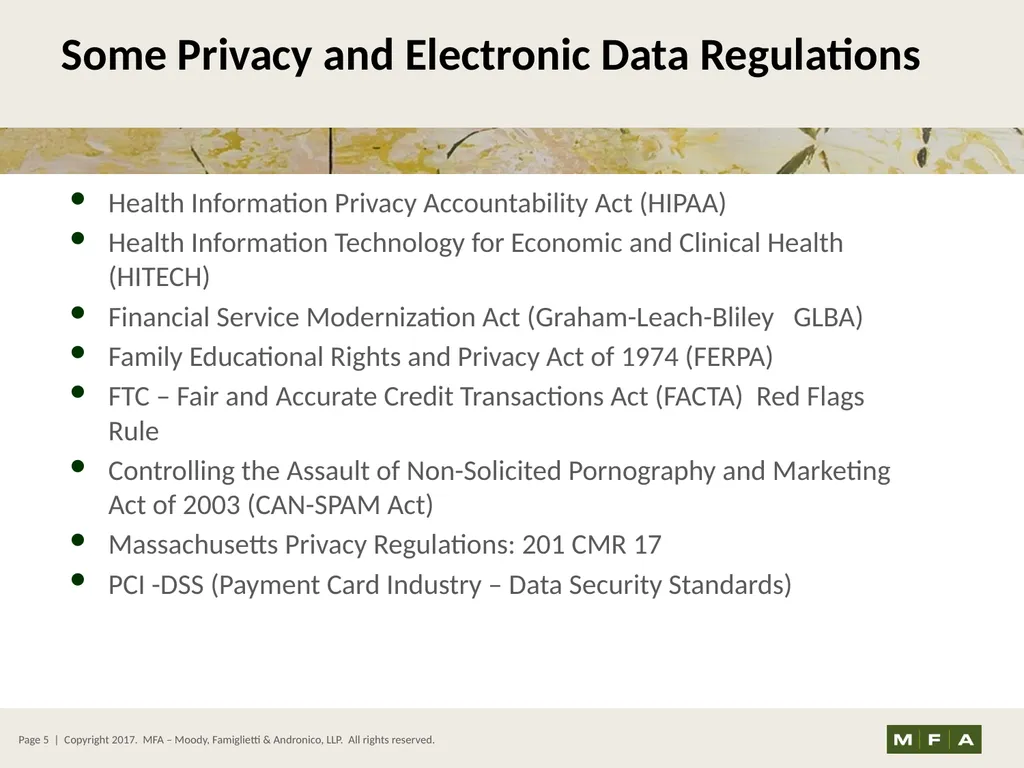 Best Practices for Data Security and Protecting - slide 5 of 31