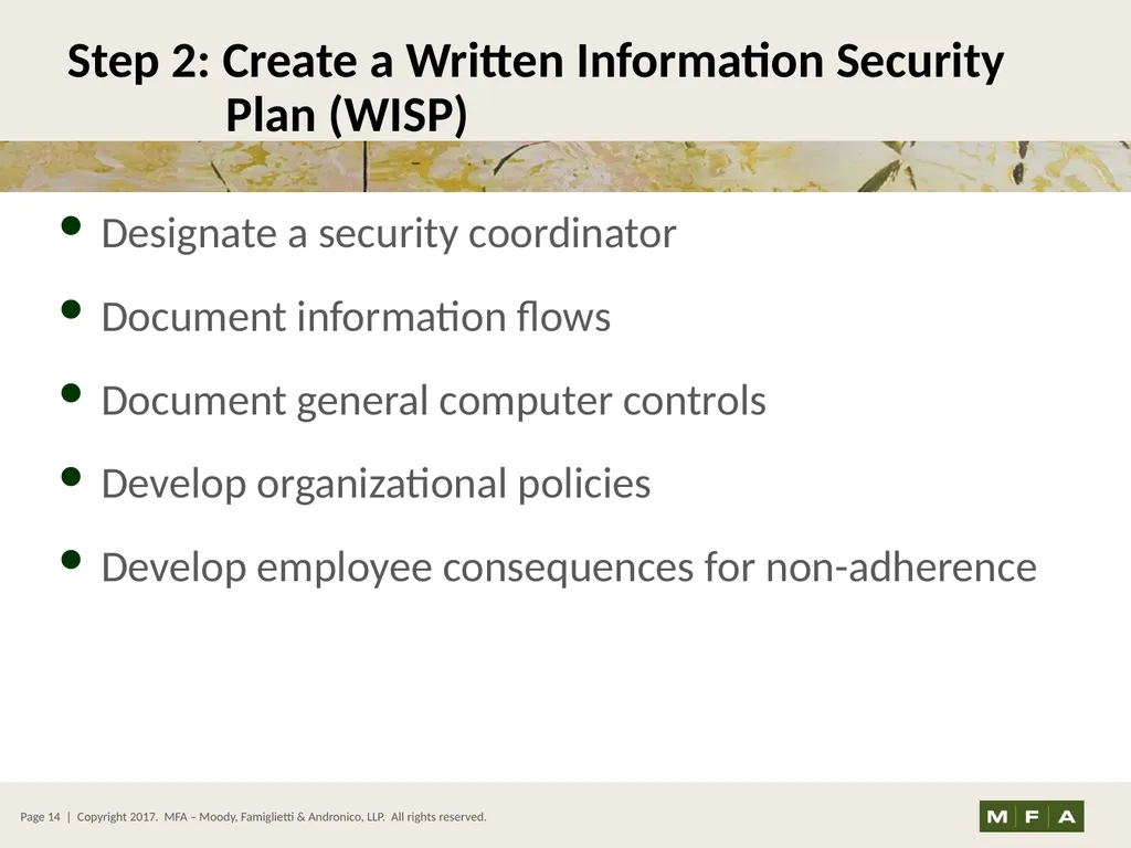 Best Practices for Data Security and Protecting - slide 14 of 31