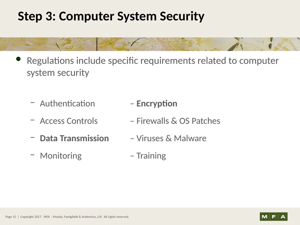 Best Practices for Data Security and Protecting - slide 15 of 31