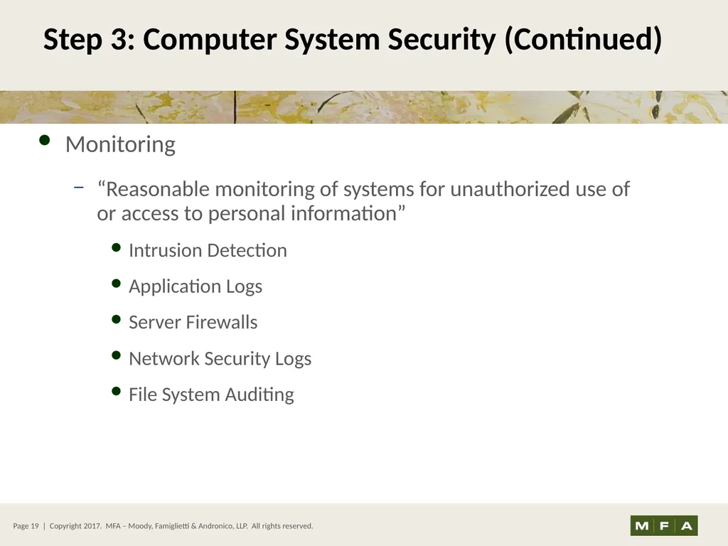Best Practices for Data Security and Protecting - slide 19 of 31