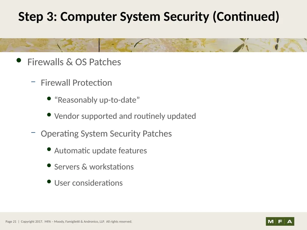 Best Practices for Data Security and Protecting - slide 21 of 31