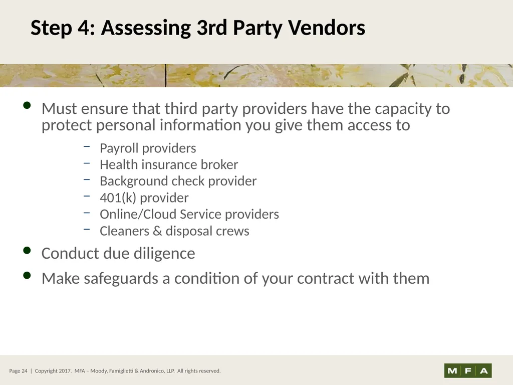 Best Practices for Data Security and Protecting - slide 24 of 31
