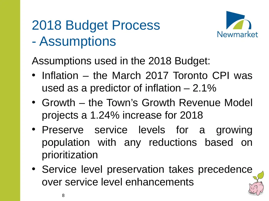 CAPITAL AND RATE SUPPORTED OPERATING BUDGETS - slide 8 of 35