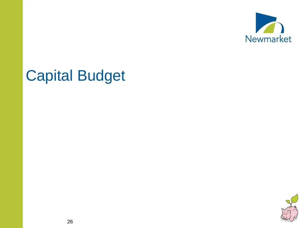 CAPITAL AND RATE SUPPORTED OPERATING BUDGETS - slide 26 of 35