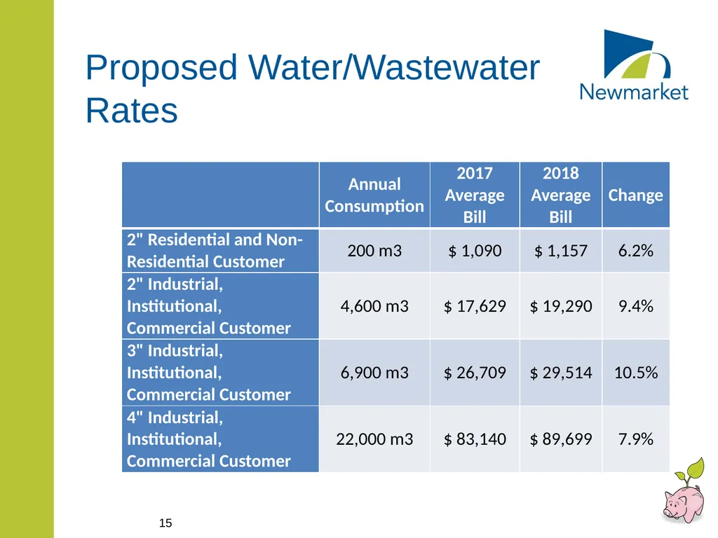 CAPITAL AND RATE SUPPORTED OPERATING BUDGETS - slide 15 of 35