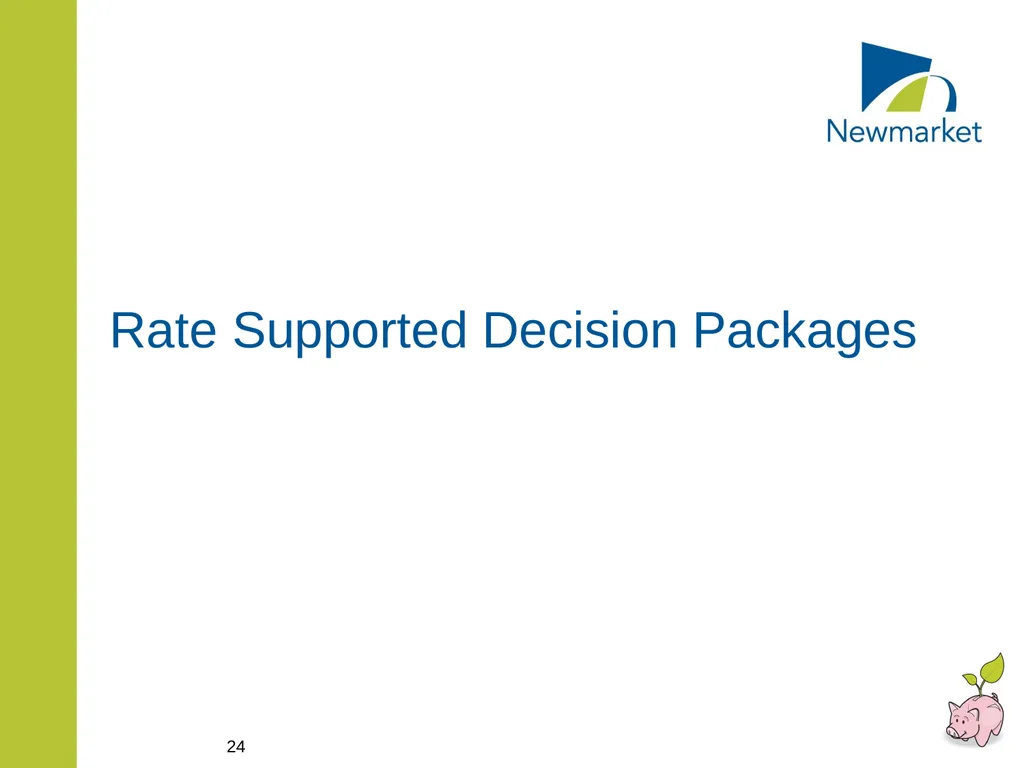 CAPITAL AND RATE SUPPORTED OPERATING BUDGETS - slide 24 of 35