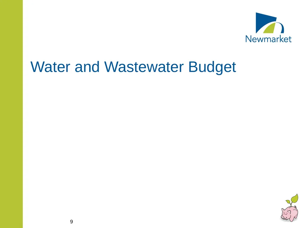 CAPITAL AND RATE SUPPORTED OPERATING BUDGETS - slide 9 of 35