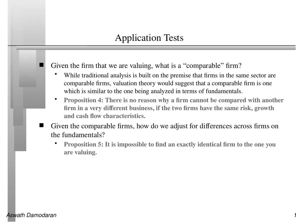 Session 14: Relative Valuation Introduction and - slide 11 of 11