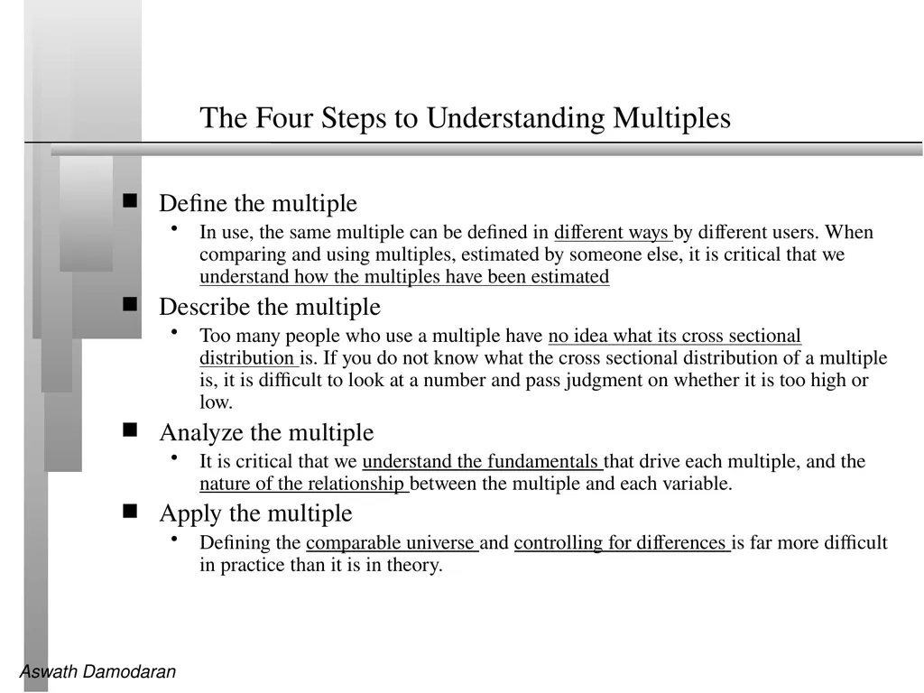 Session 14: Relative Valuation Introduction and - slide 7 of 11