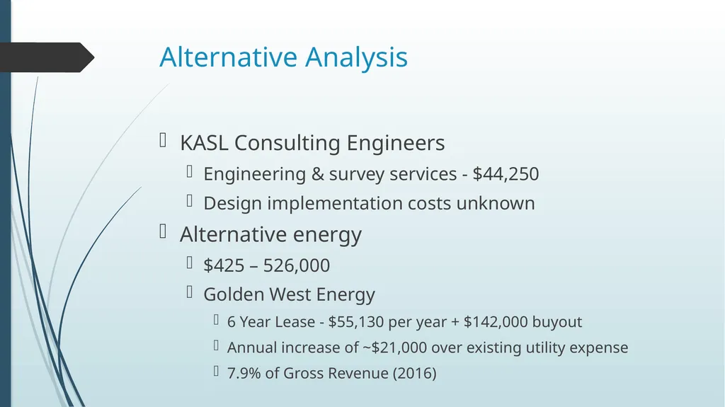 Financial Analysis Marble Mountain Ranch, Inc. - slide 14 of 15