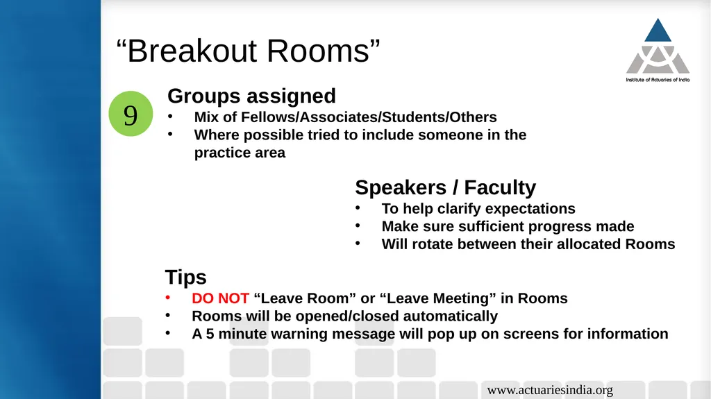 8th Capcity Building Webinar in Retirement - slide 29 of 41