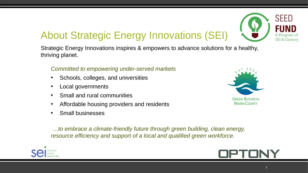 SEED Fund Collaborative Solar Procurement for - slide 3 of 30