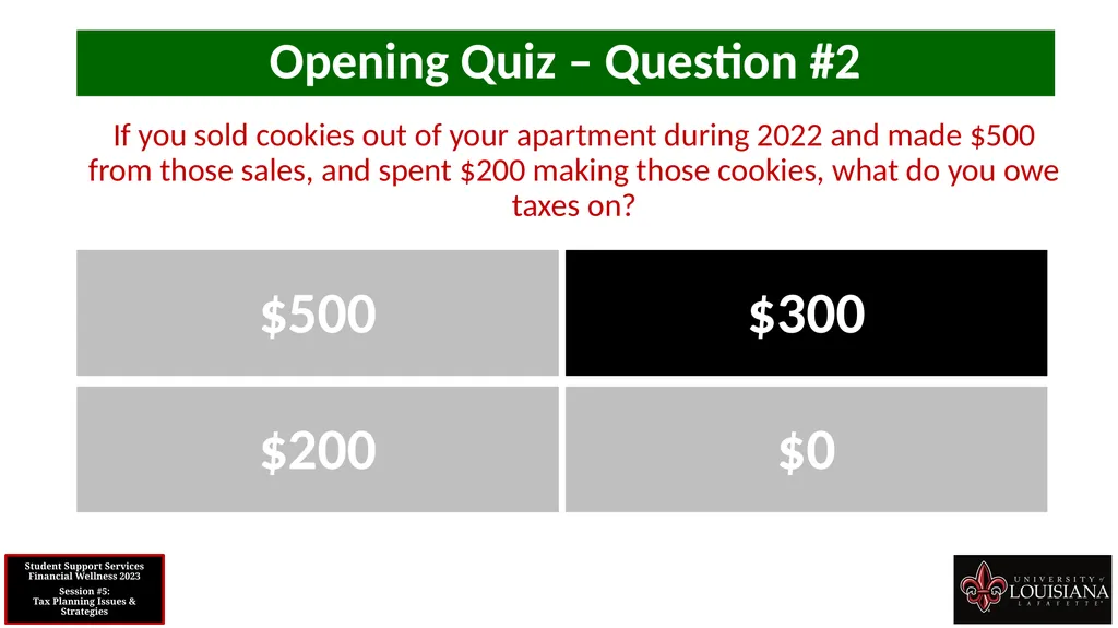 STUDENT SUPPORT SERVICES FINANCIAL WELLNESS SERIES - slide 6 of 79