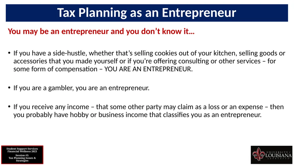 STUDENT SUPPORT SERVICES FINANCIAL WELLNESS SERIES - slide 45 of 79