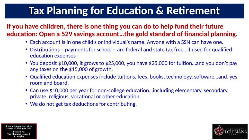 STUDENT SUPPORT SERVICES FINANCIAL WELLNESS SERIES - slide 50 of 79