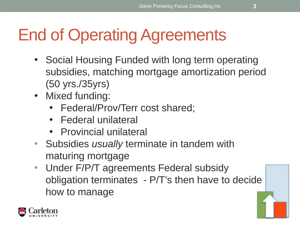 Expiring Agreement? Planning for a Sustainable - slide 3 of 19