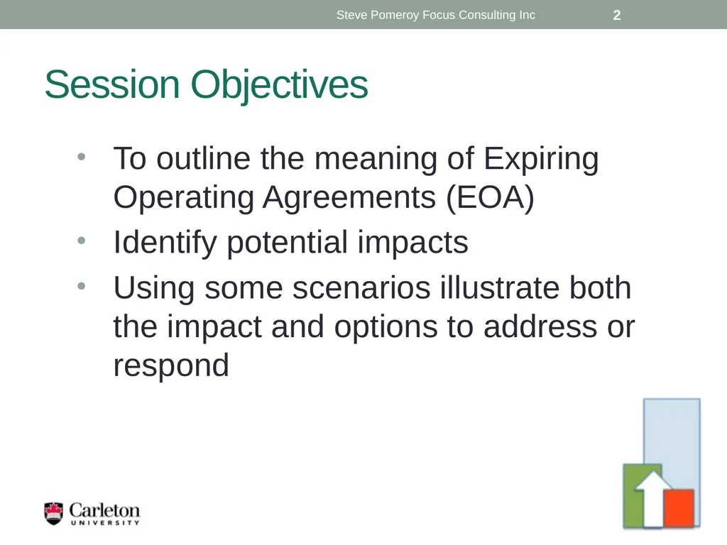 Expiring Agreement? Planning for a Sustainable - slide 2 of 19