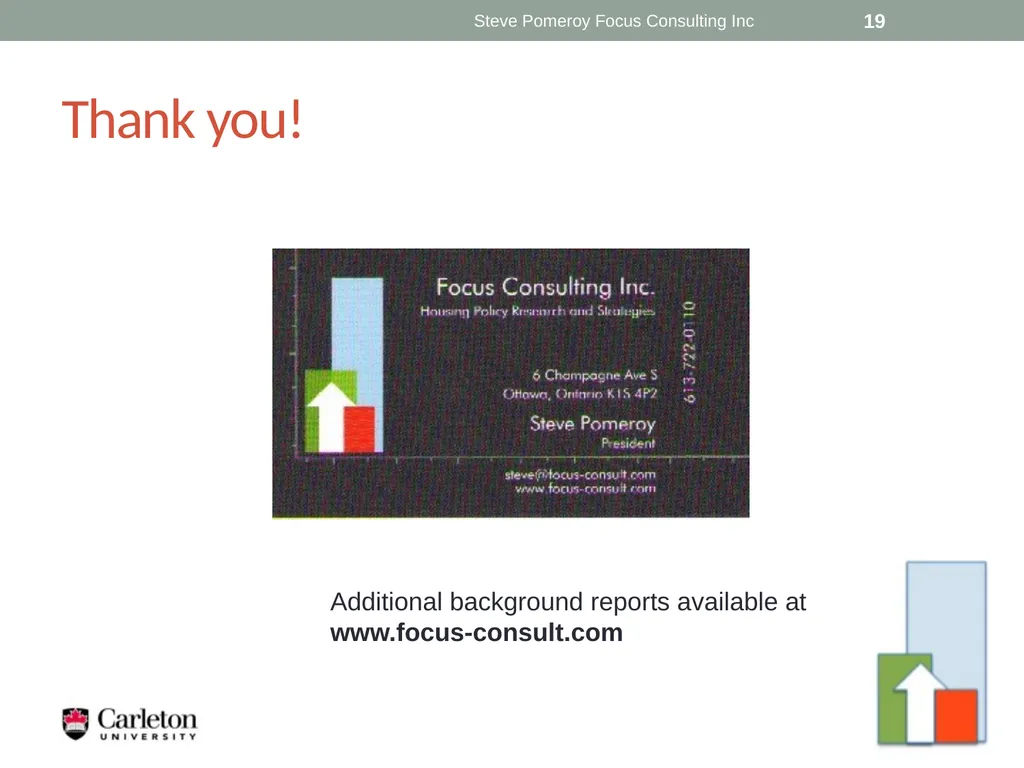 Expiring Agreement? Planning for a Sustainable - slide 19 of 19