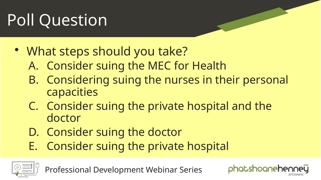 Medical Negligence A valuable new area of - slide 16 of 60