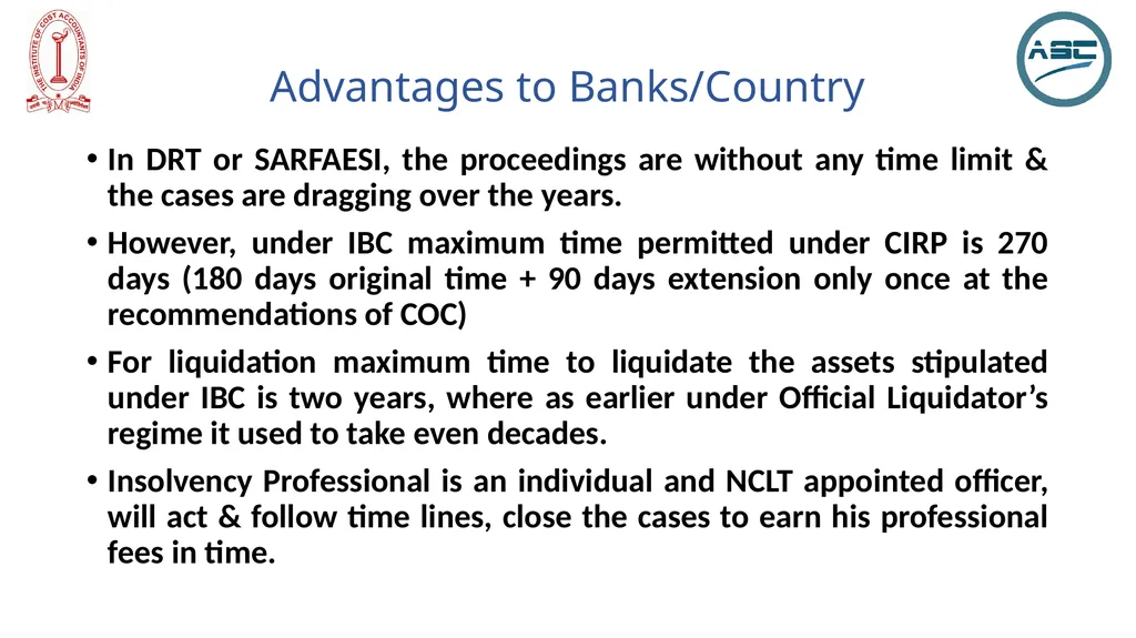 Bankers’ Perspective ON IBC, 2016 PRESENTER Deepak - slide 14 of 20