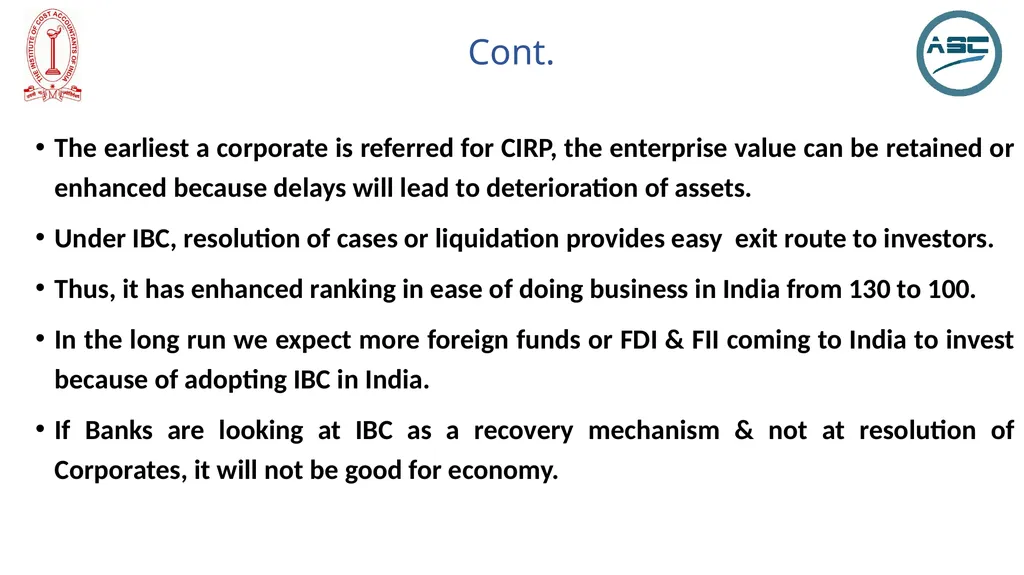 Bankers’ Perspective ON IBC, 2016 PRESENTER Deepak - slide 16 of 20