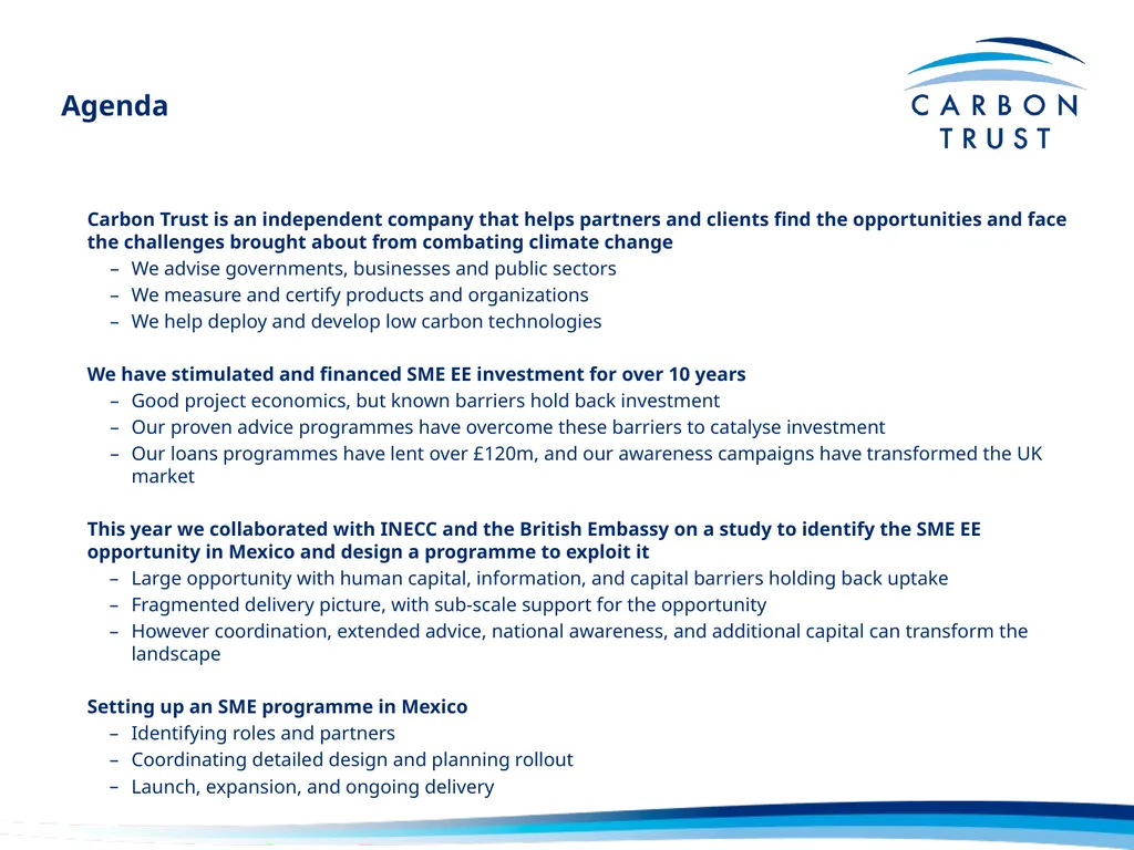 A Transformational Energy Efficiency SME Advice - slide 2 of 13