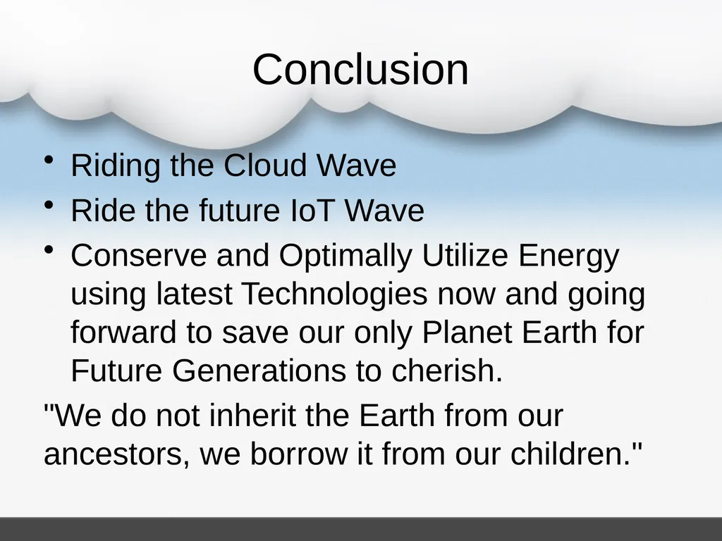 The Application of Cloud Computing and IoT in - slide 14 of 16