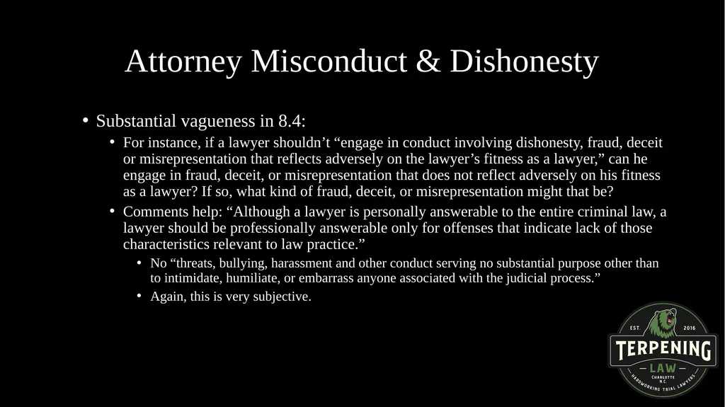 ETHICS AND FINANCIAL ISSUES: BALANCING DUELING - slide 29 of 67