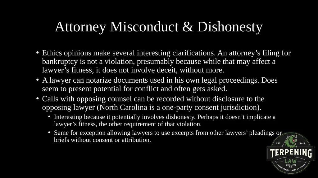 ETHICS AND FINANCIAL ISSUES: BALANCING DUELING - slide 30 of 67