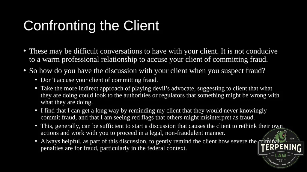 ETHICS AND FINANCIAL ISSUES: BALANCING DUELING - slide 43 of 67
