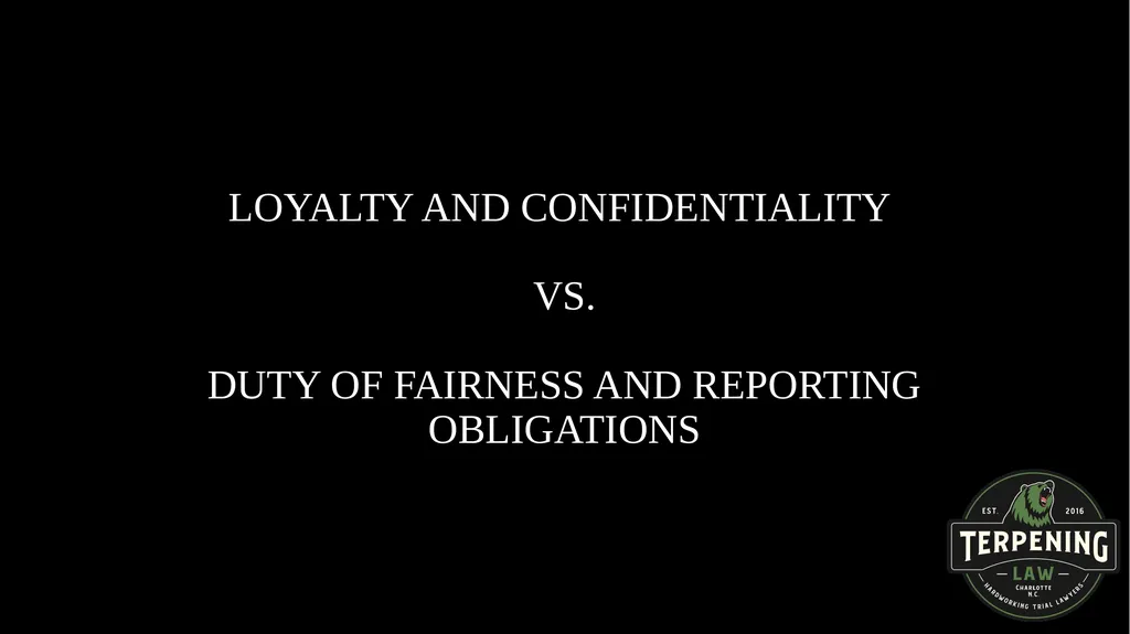 ETHICS AND FINANCIAL ISSUES: BALANCING DUELING - slide 2 of 67
