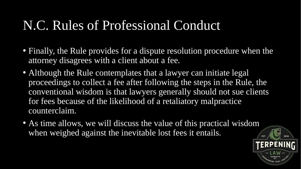 ETHICS AND FINANCIAL ISSUES: BALANCING DUELING - slide 64 of 67
