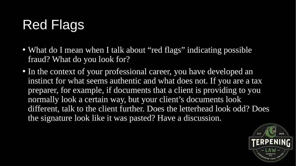 ETHICS AND FINANCIAL ISSUES: BALANCING DUELING - slide 44 of 67