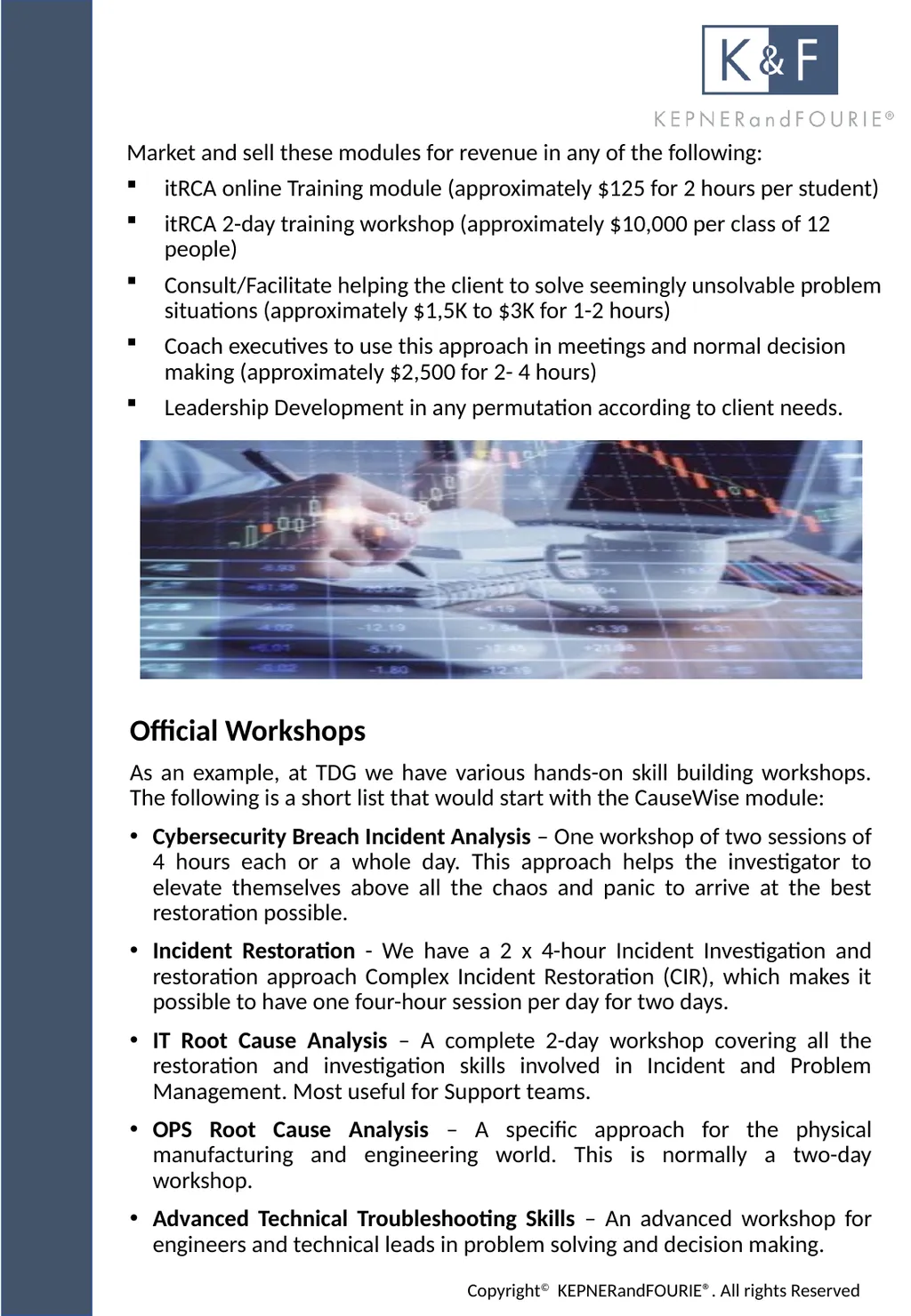 KEPNERandFOURIE®️ onboarding information - slide 9 of 13