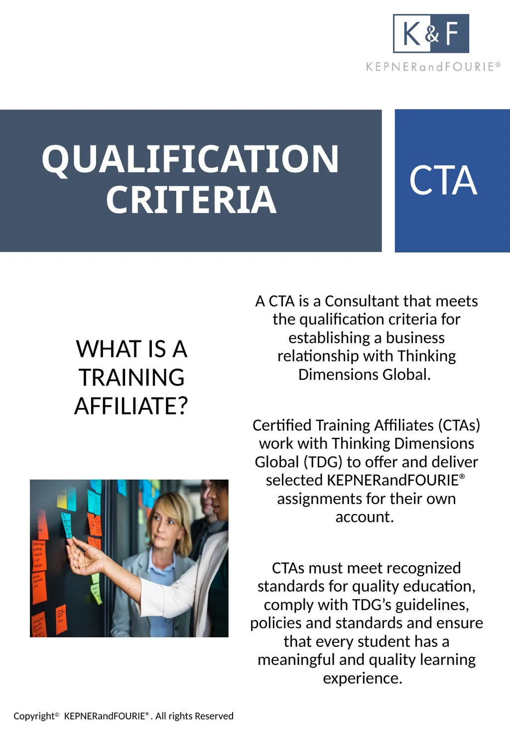 KEPNERandFOURIE®️ onboarding information - slide 5 of 13