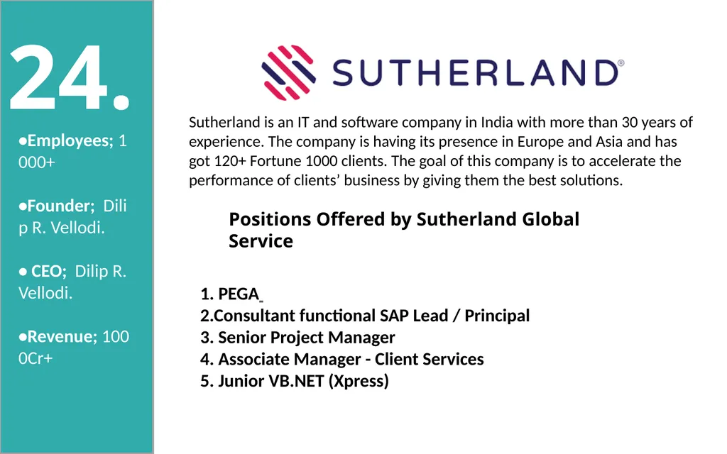 50 India Based IT Companies 1. TCS is an India - slide 27 of 33