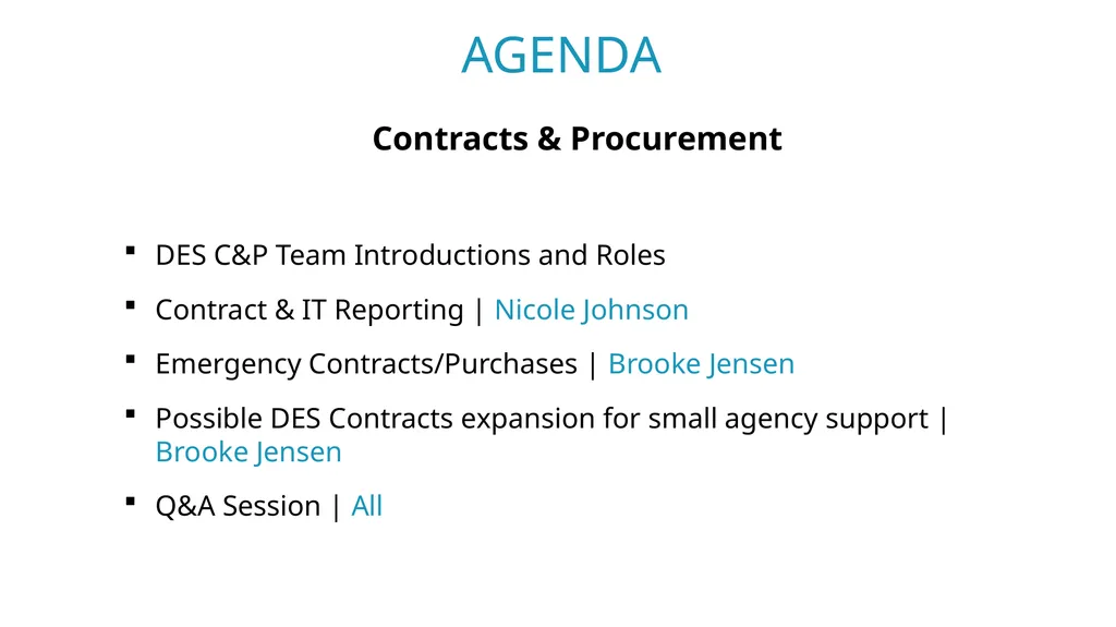 Small Agency Financial Services Workshop | PART 2 - slide 2 of 41