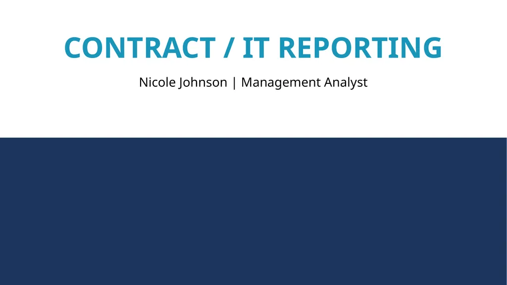 Small Agency Financial Services Workshop | PART 2 - slide 4 of 41