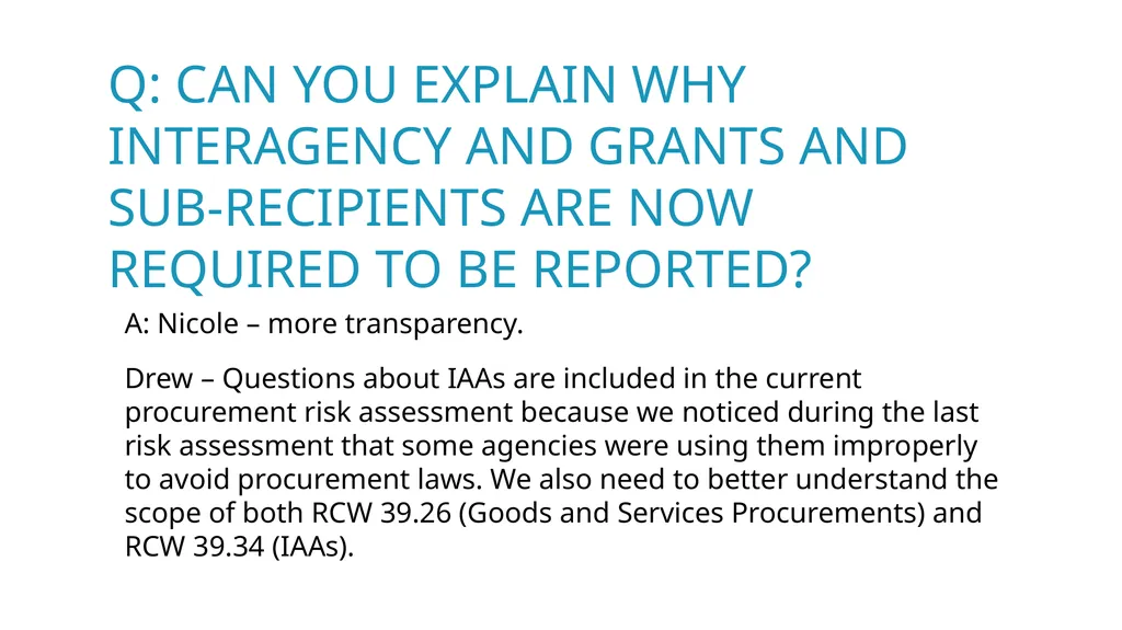 Small Agency Financial Services Workshop | PART 2 - slide 29 of 41