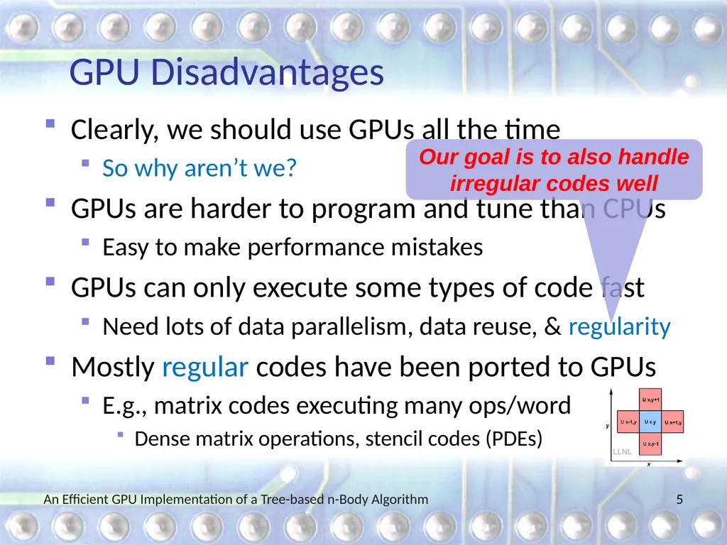 An Efficient GPU Implementation of a Tree-based - slide 5 of 65