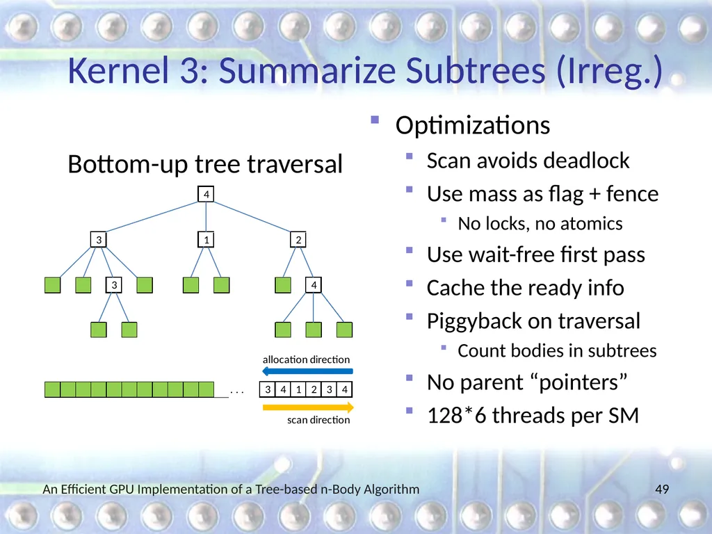 An Efficient GPU Implementation of a Tree-based - slide 49 of 65