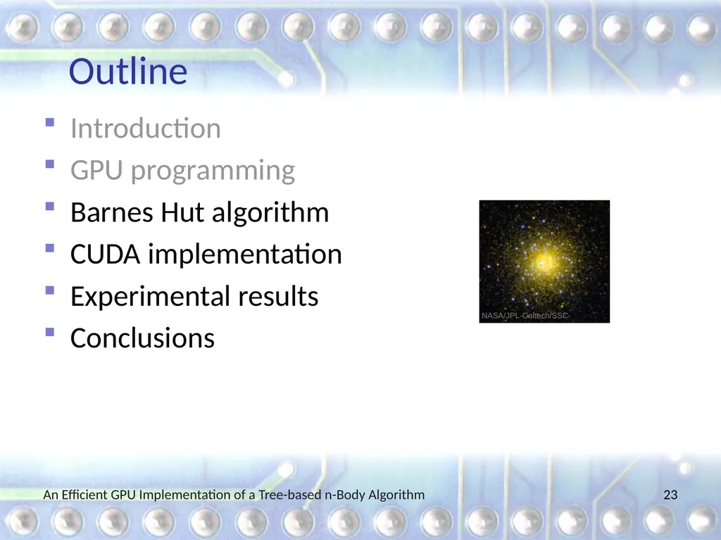 An Efficient GPU Implementation of a Tree-based - slide 23 of 65
