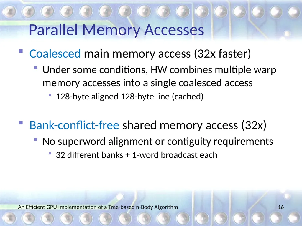 An Efficient GPU Implementation of a Tree-based - slide 16 of 65