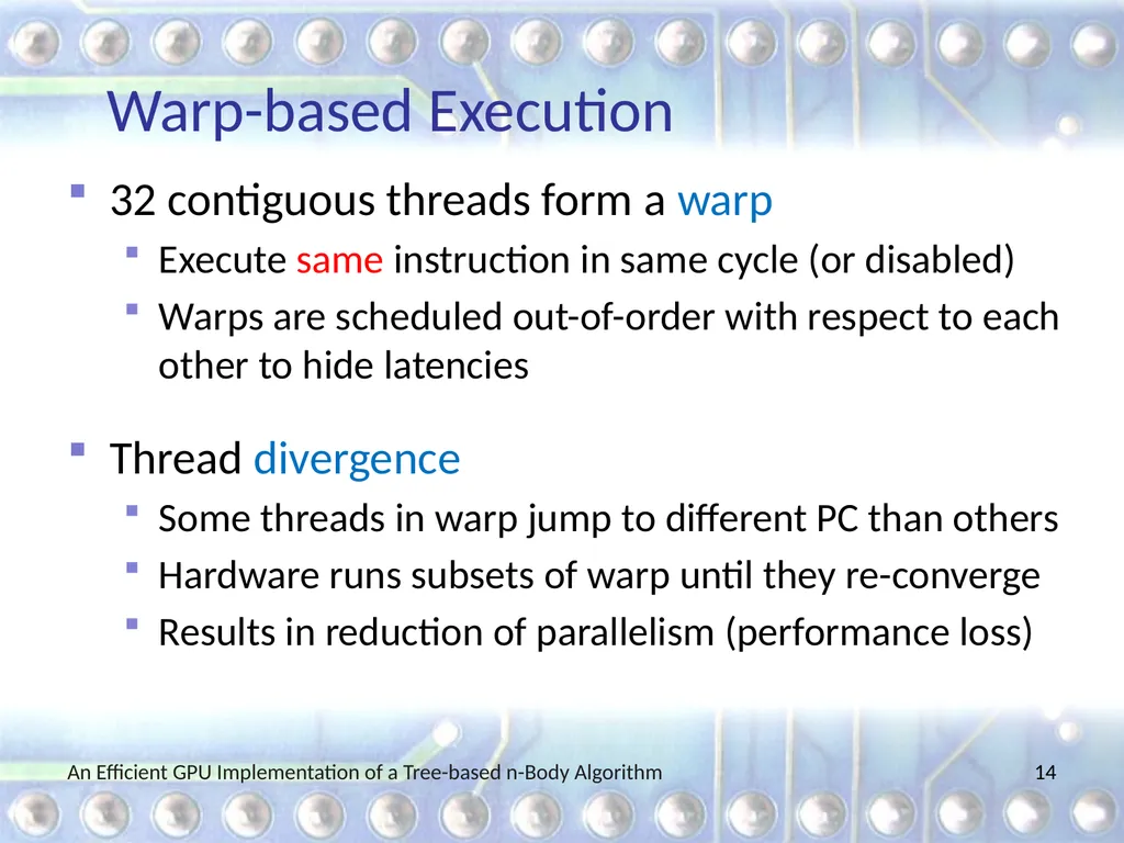 An Efficient GPU Implementation of a Tree-based - slide 14 of 65
