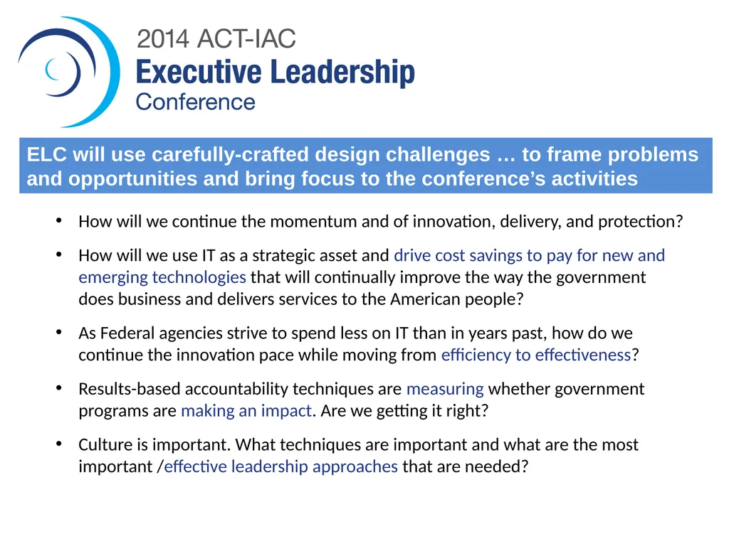 ELC Meeting Program Theme Abstracts Speakers - slide 5 of 22