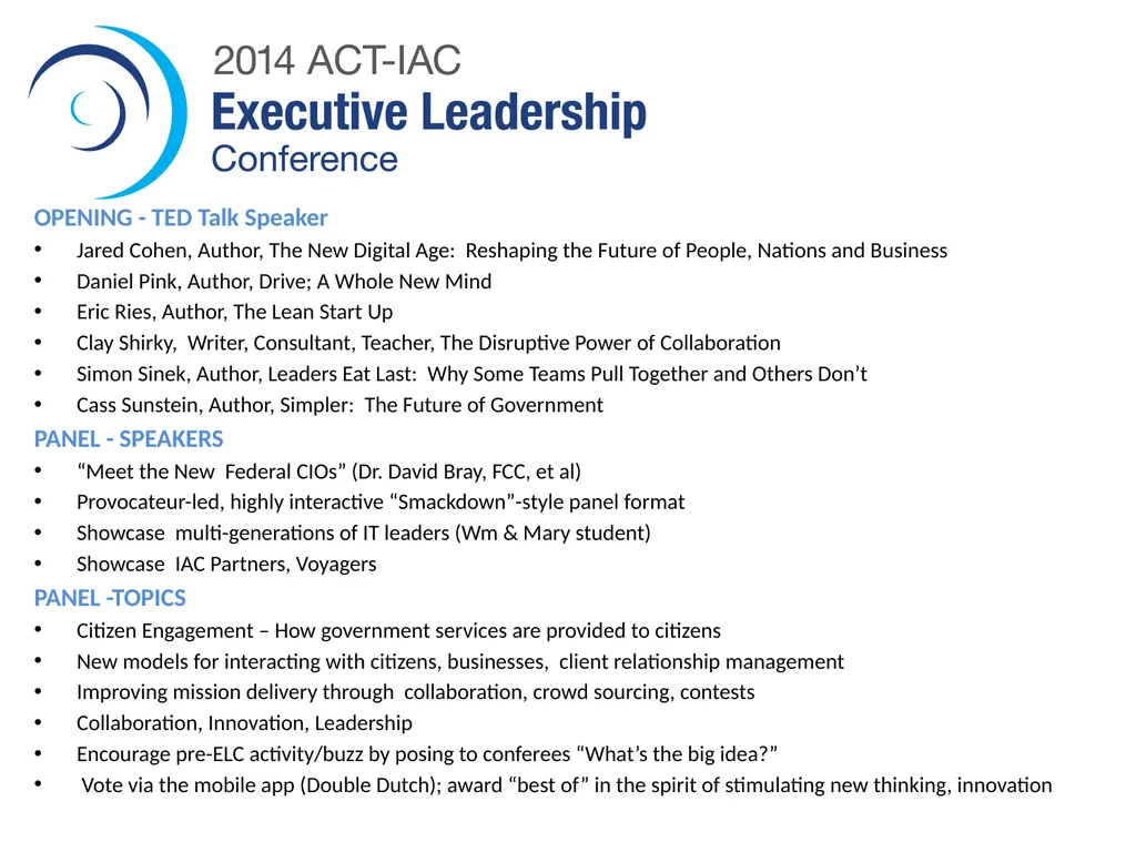 ELC Meeting Program Theme Abstracts Speakers - slide 16 of 22