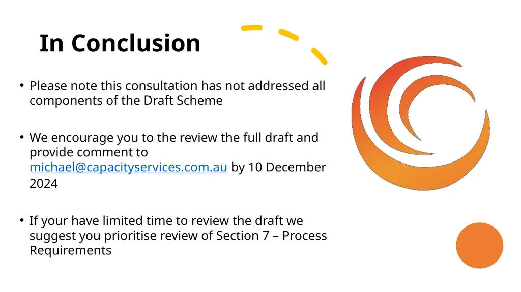 Advocacy Standard: Scheme Development Stakeholder - slide 26 of 27