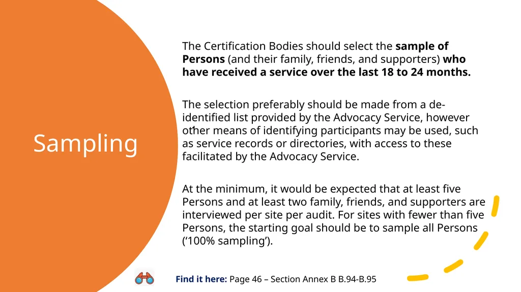 Advocacy Standard: Scheme Development Stakeholder - slide 19 of 27